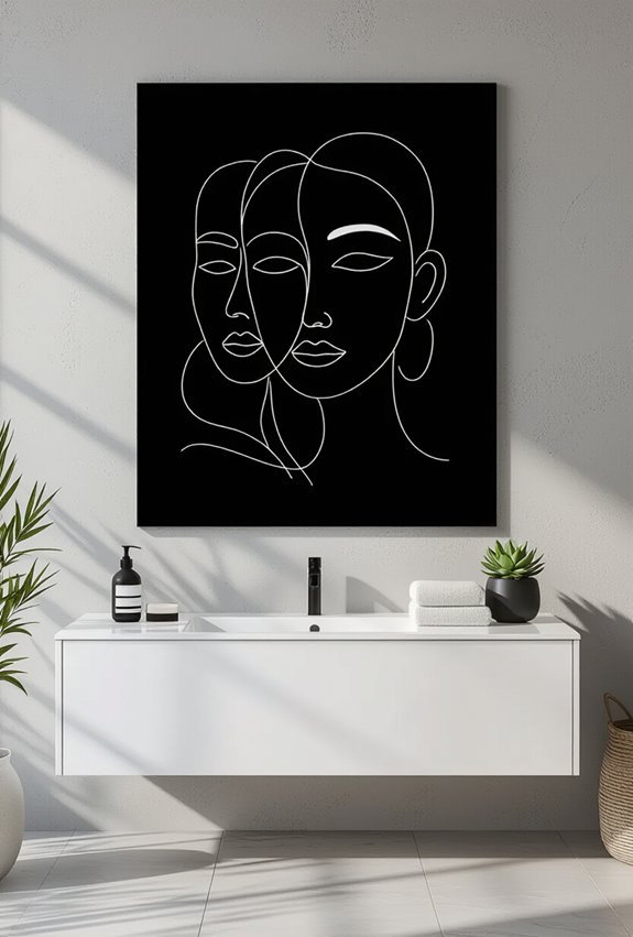 minimalist line art elegance