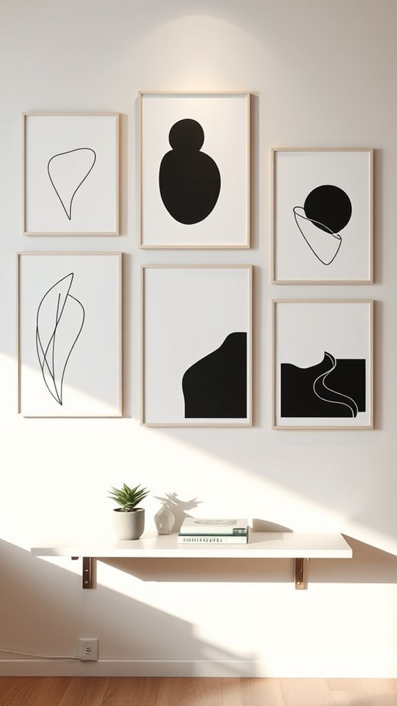 minimalist line drawing elegance