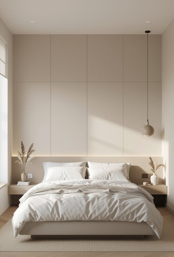 minimalist matte flat panel storage