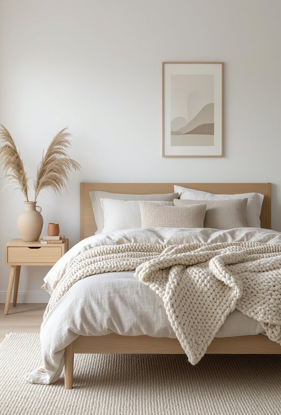 minimalist scandinavian boho blend