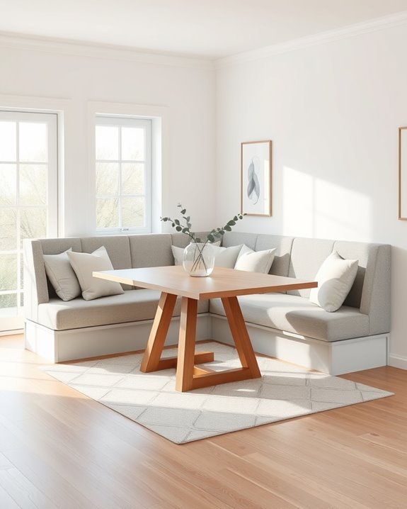 minimalist scandinavian dining design