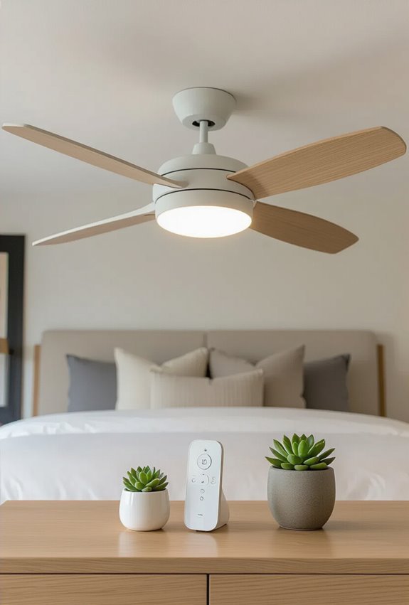 minimalist touchless fan dimmers