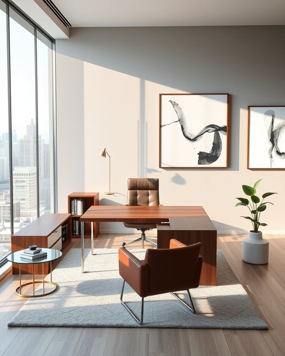 minimalist workspace for productivity