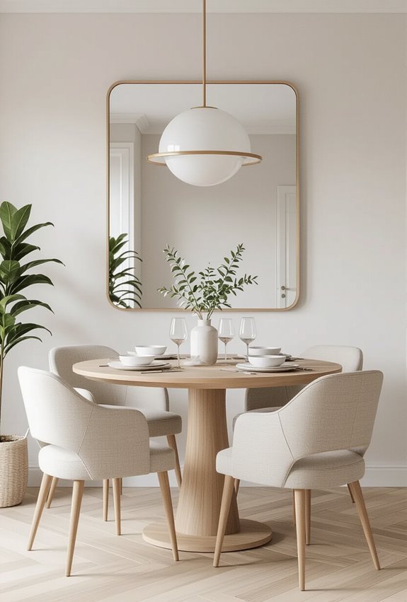 mirrors amplify cohesive visual space