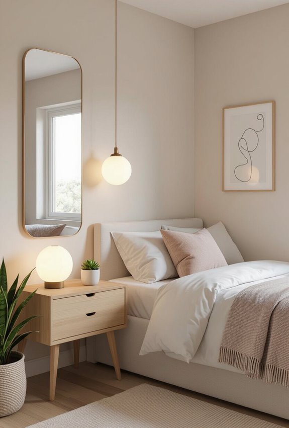 mirrors amplify light and depth