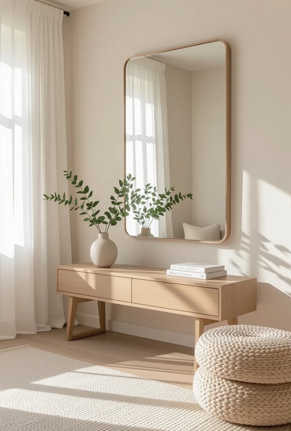 mirrors amplify light and openness