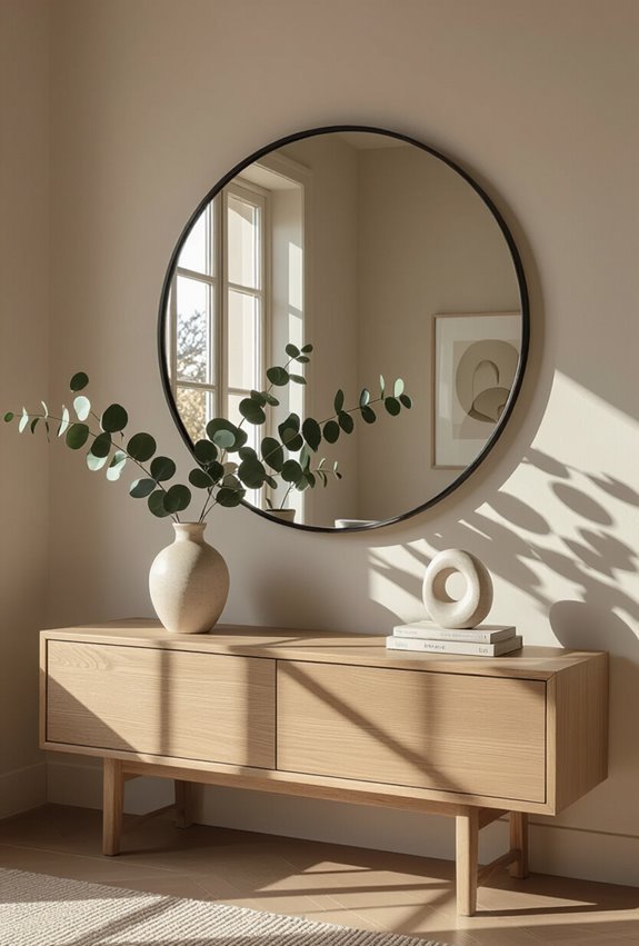 mirrors amplify light and space