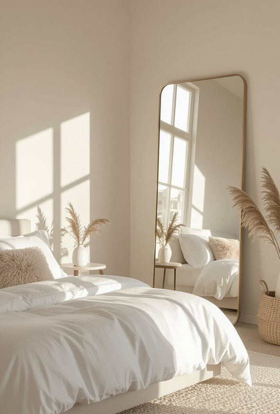 mirrors amplify light and space
