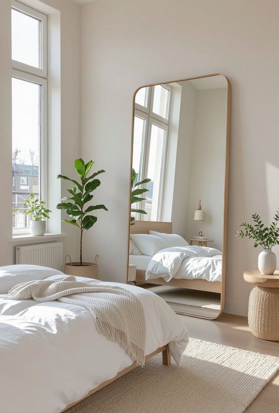 mirrors amplify natural light