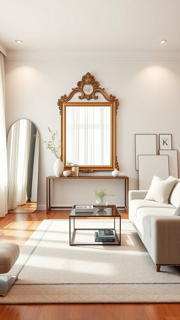 mirrors enhance space illusion
