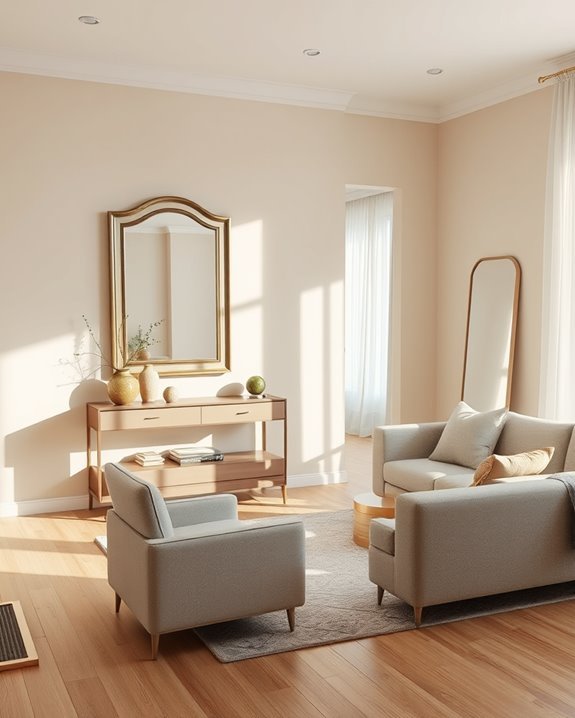 mirrors enhance space illusion