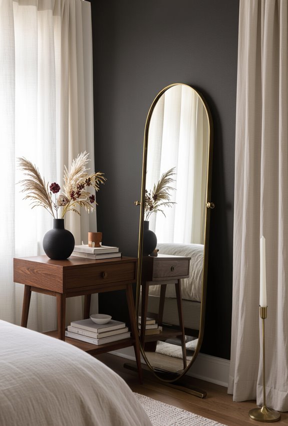 mirrors subtly amplify dim light