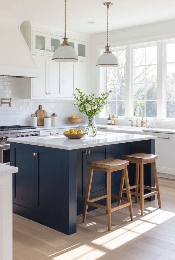 mix and match shaker cabinetry