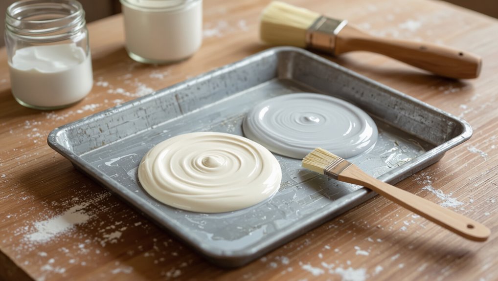 mix carefully test first