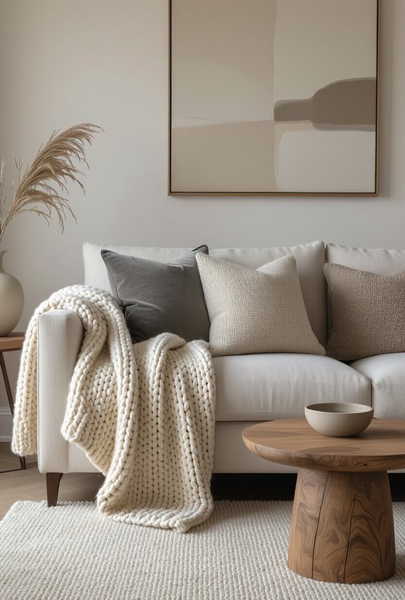mix layered tactile textures