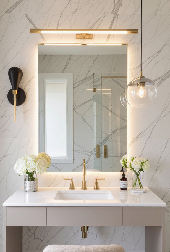 mix metals for luxe contrast
