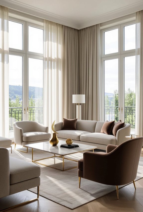 mix modern and classic furniture