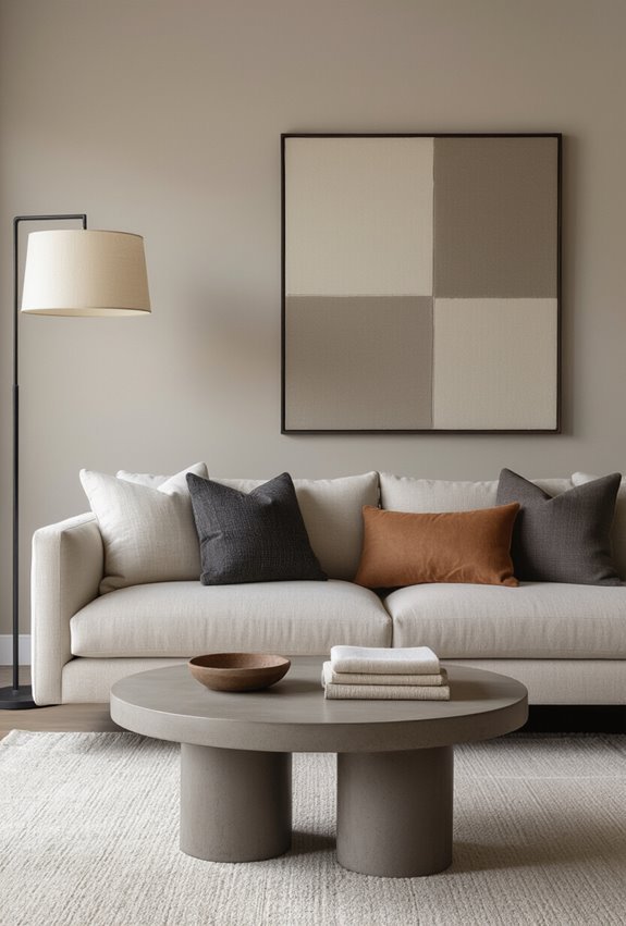 mix textures tones finishes