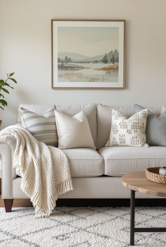 mix varied patterns with contrast
