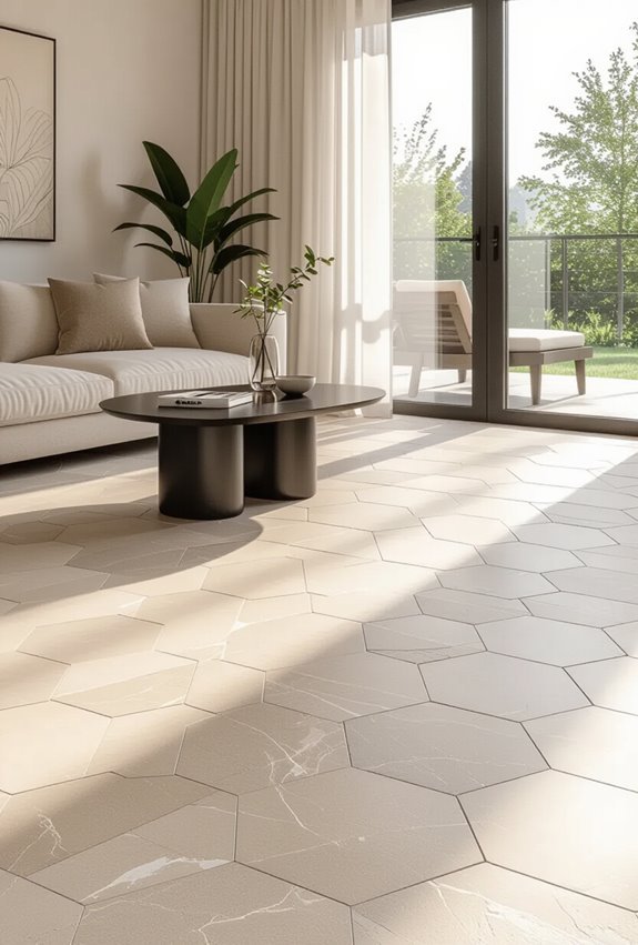 mixed scale dynamic tile patterns