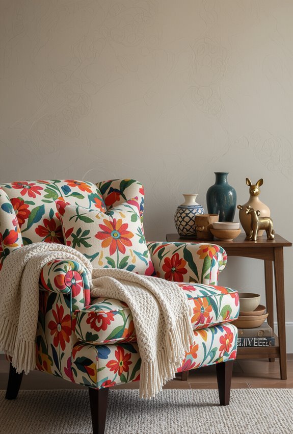mixing bold patterns and whimsy