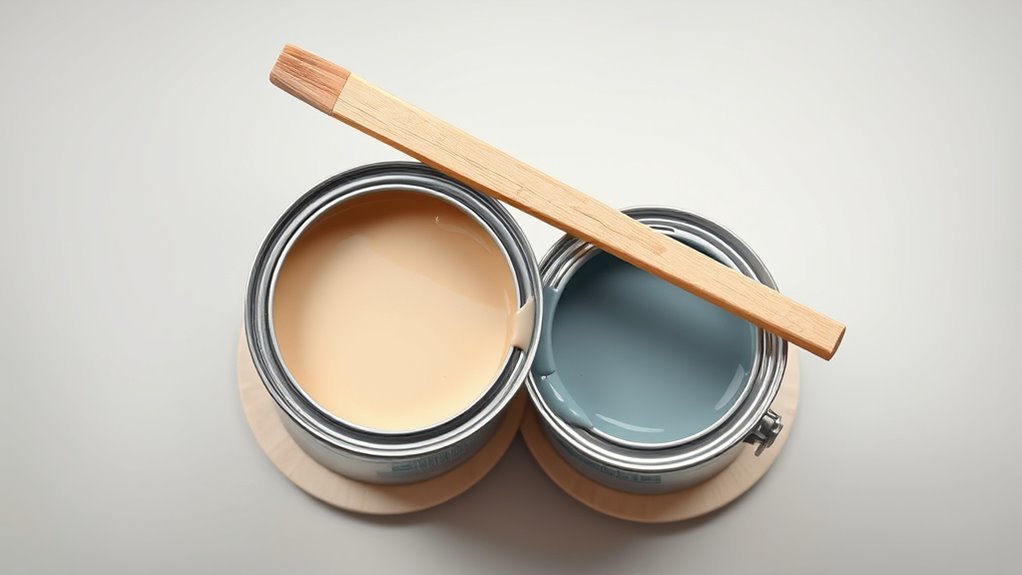 mixing paints cautiously advised