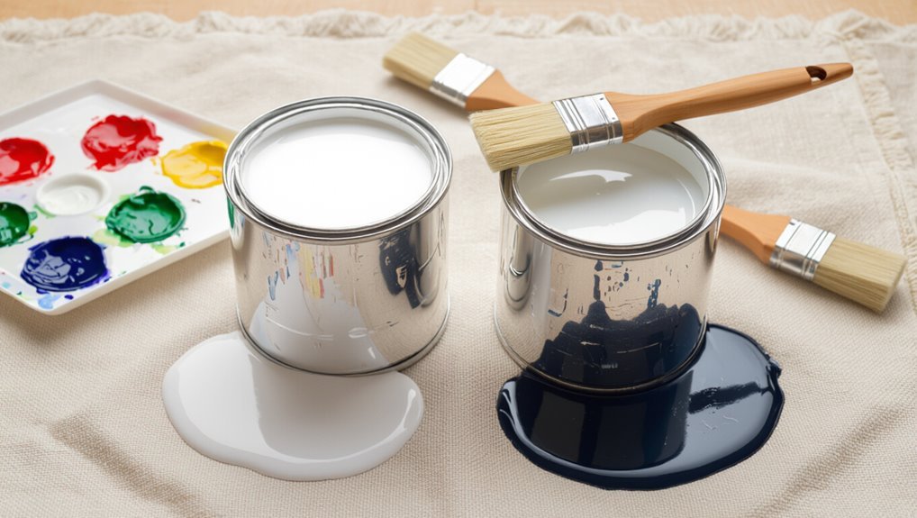 mixing paints requires caution