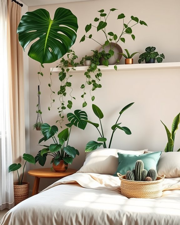 mixing plant textures creatively