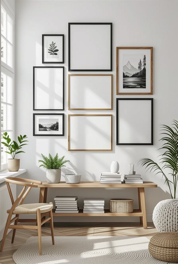 mixing small and large frames