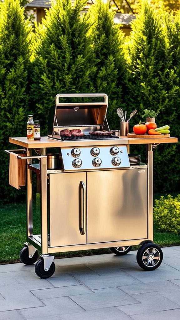 mobile bbq grilling convenience