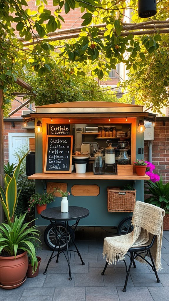 mobile coffee cart experience