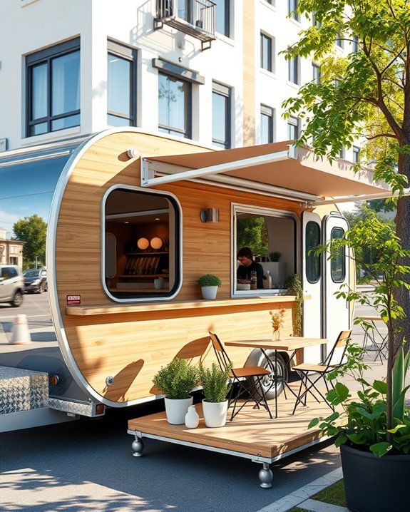 mobile coffee on wheels