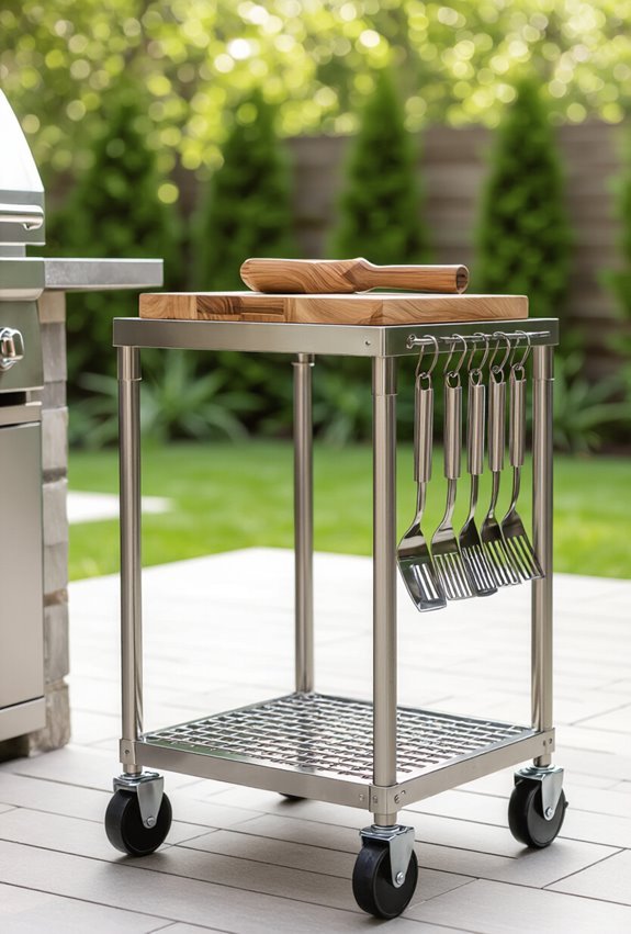 mobile workbench with hooks