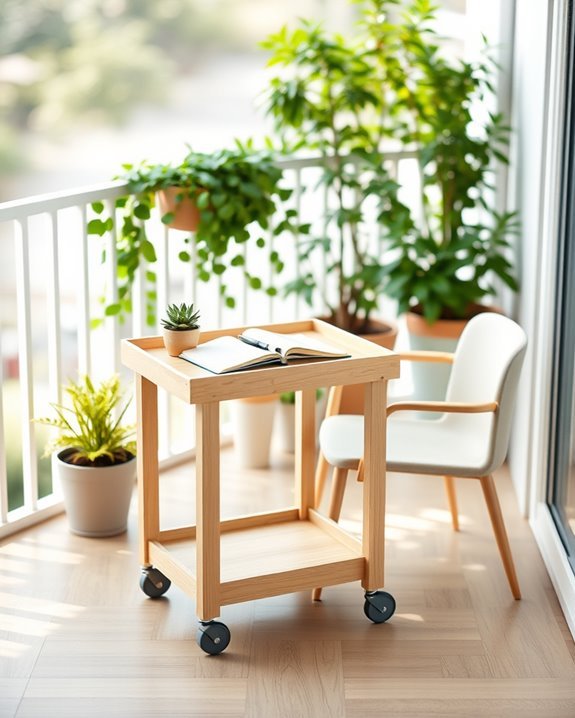 mobile workspace with organization