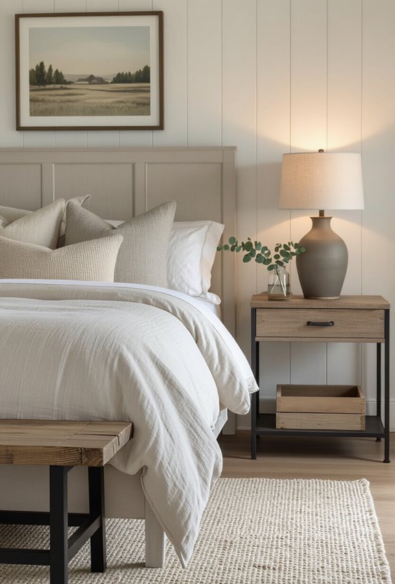 modern accents rustic warmth