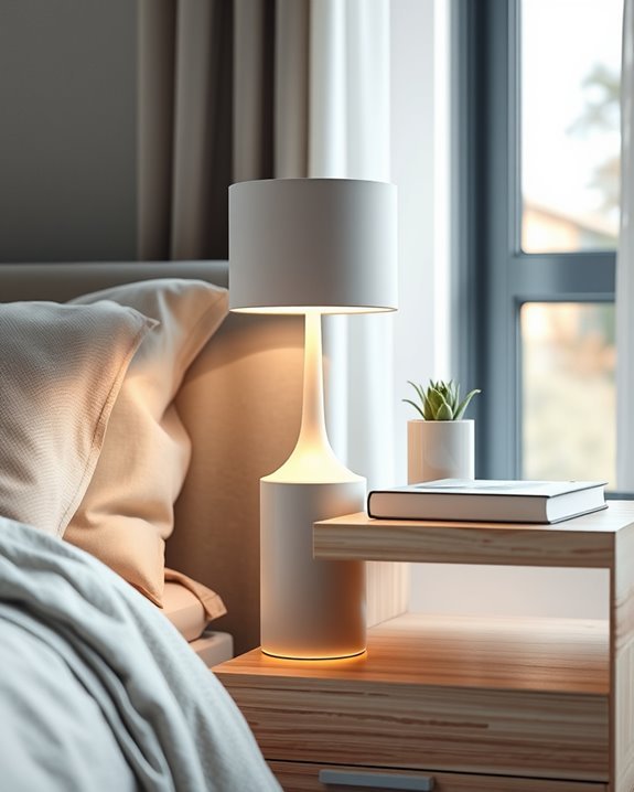 modern bedside lamp lighting