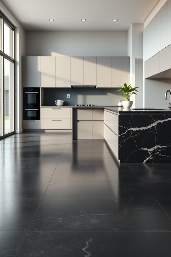 modern black concrete elegance