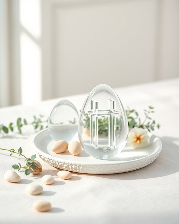modern clear acrylic decor