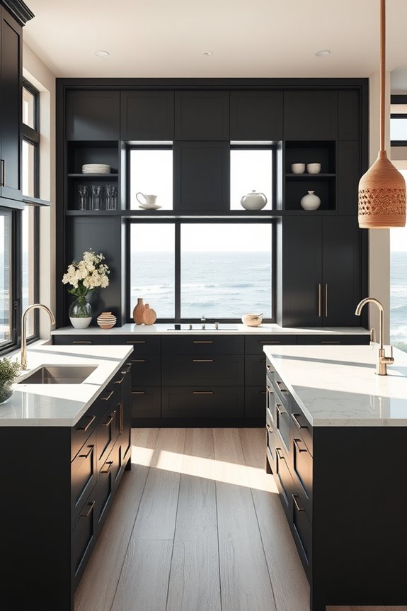 modern coastal kitchen elegance
