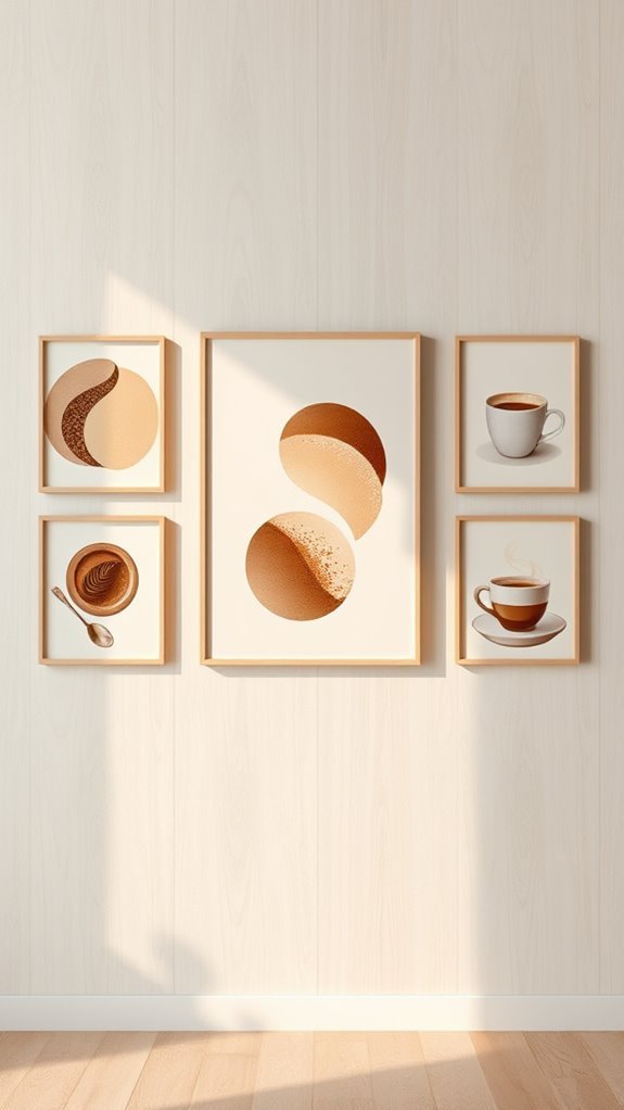 modern coffee wall art