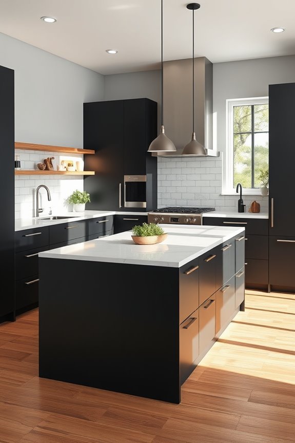 modern elegance with contrast