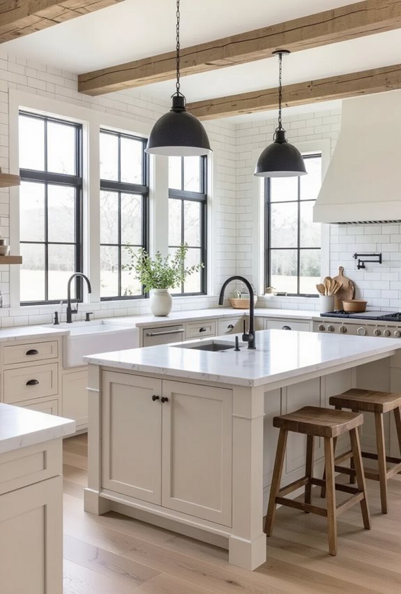 modern farmhouse minimalist fusion