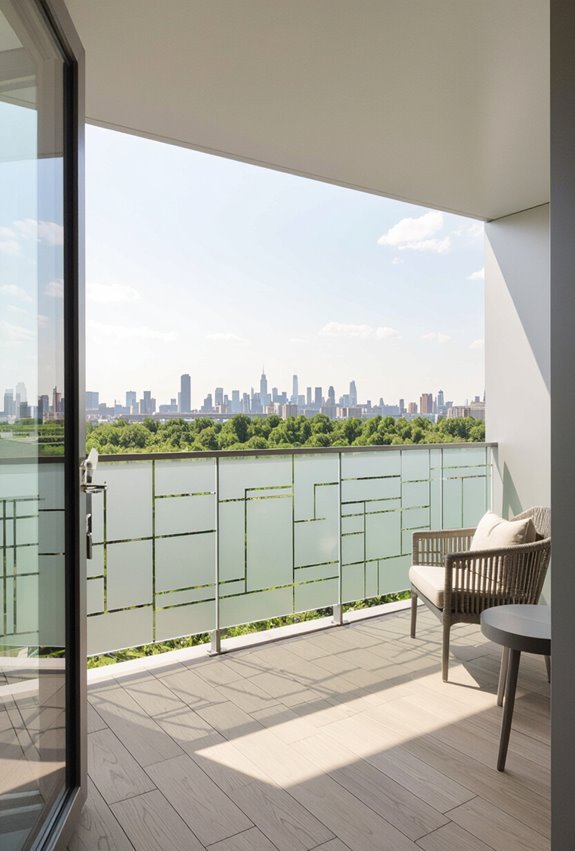 modern frosted privacy elegance
