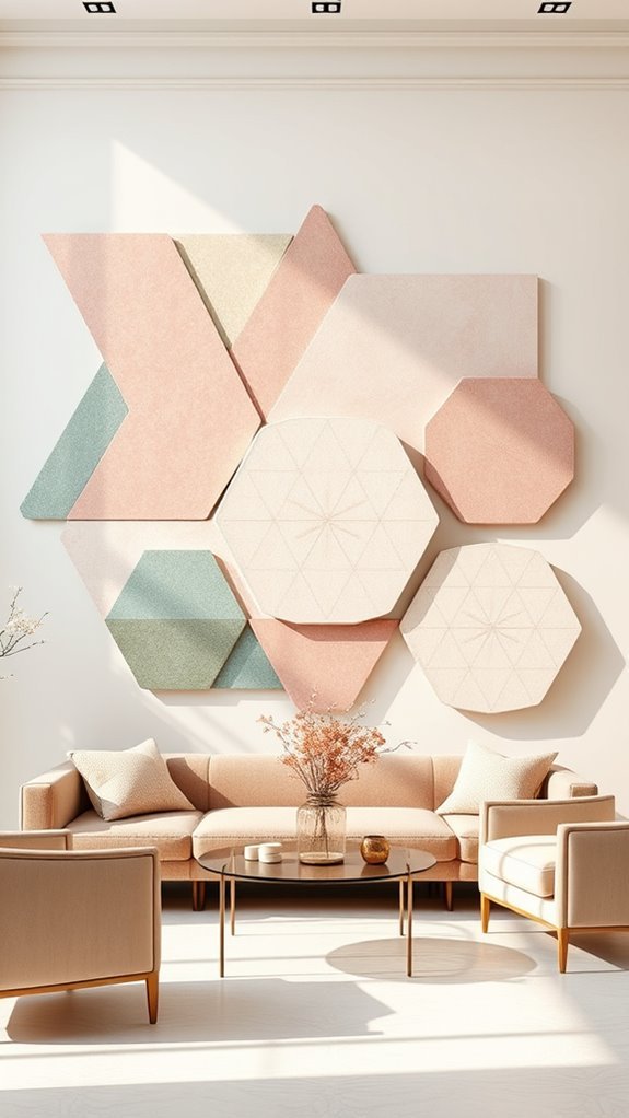 modern geometric wall art