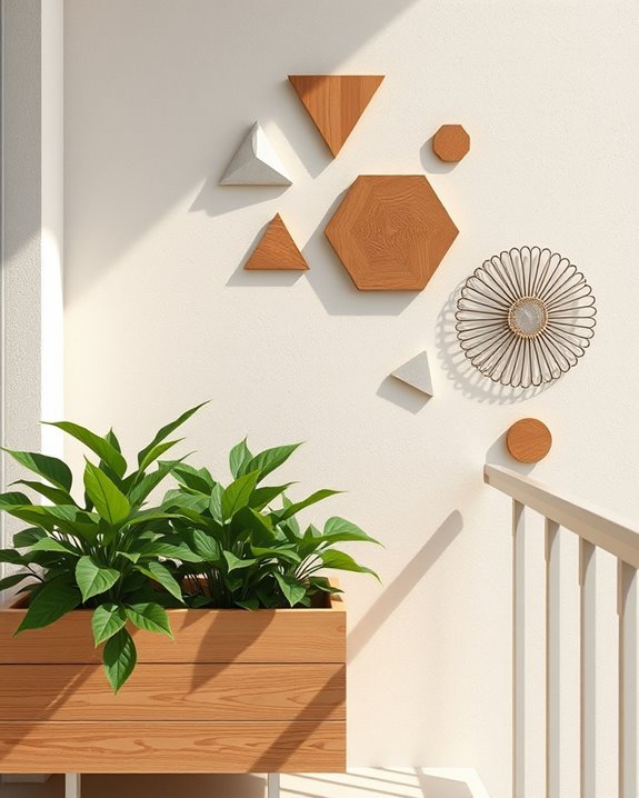 modern geometric wall art