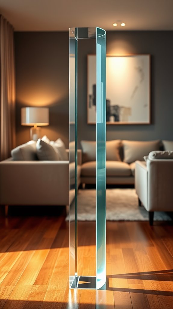 modern glass column design