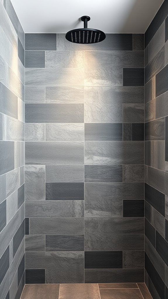 modern industrial bathroom tiles