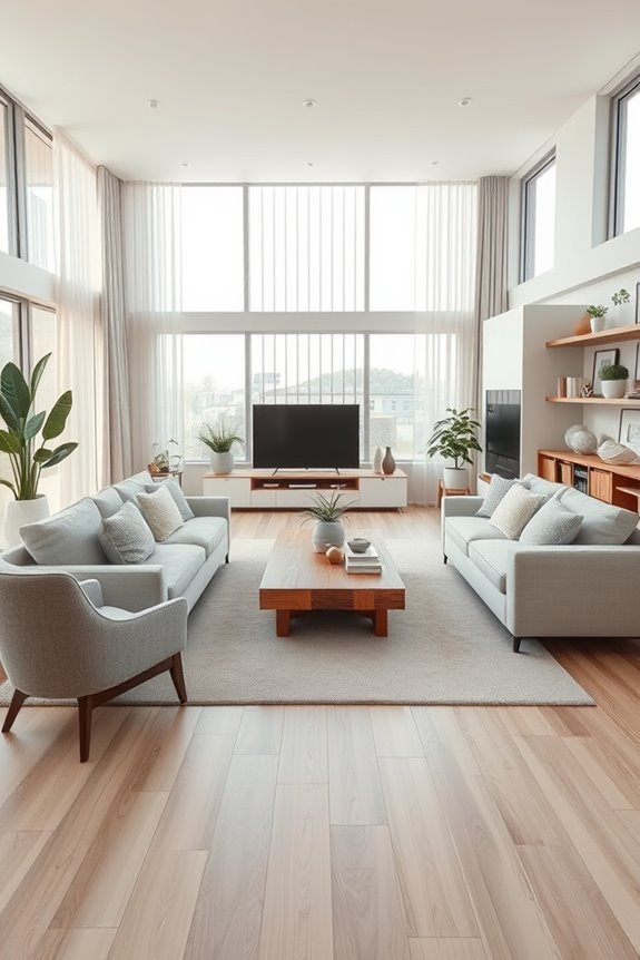 modern inviting family layout
