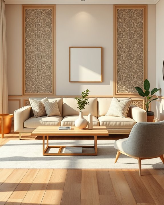 modern minimalist furniture integration