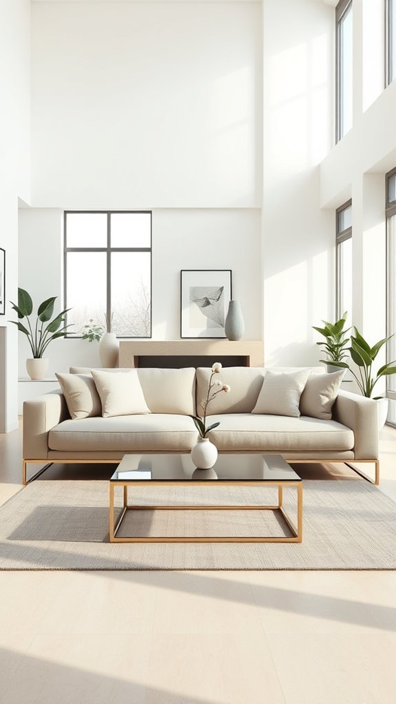 modern minimalist living room
